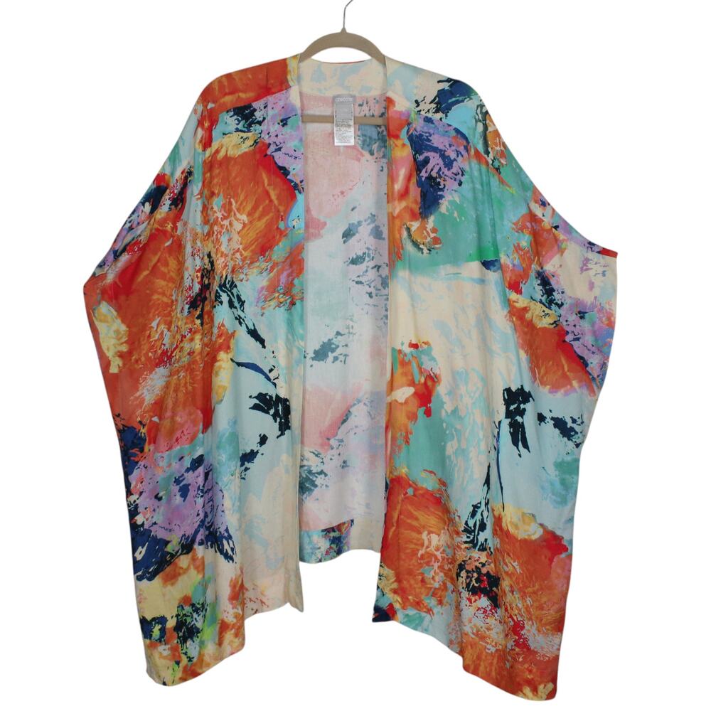 SUMMER Bundle BeachPant Kimono Wrap CoverUp TankDress Cardigan Large 4 items - Picture 2 of 16